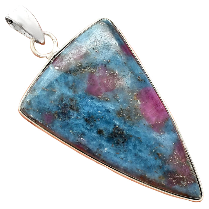 Ruby in Kyanite Sterling Silver Necklace