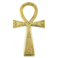Brass Ankh 6.5"