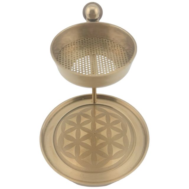 Brass Resin Burner (charcoal free!)