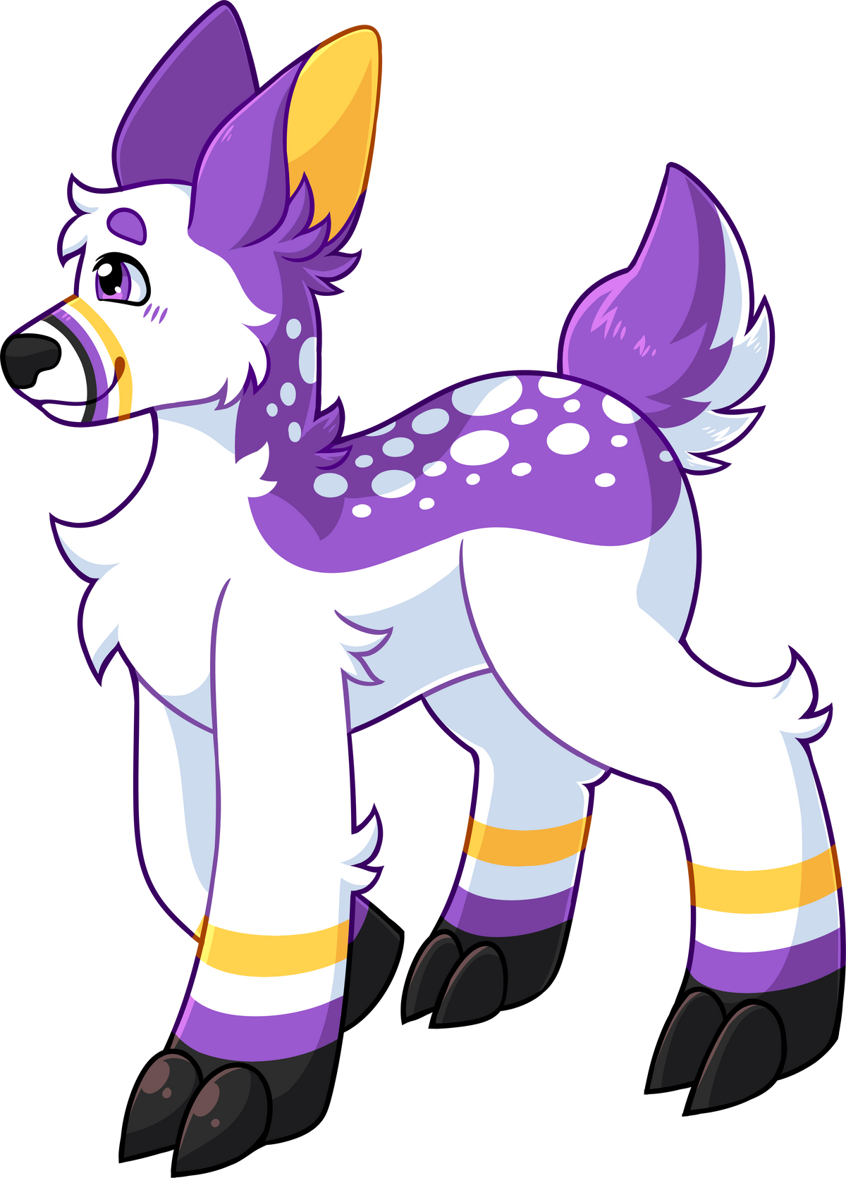 TransgenDeer Stickers