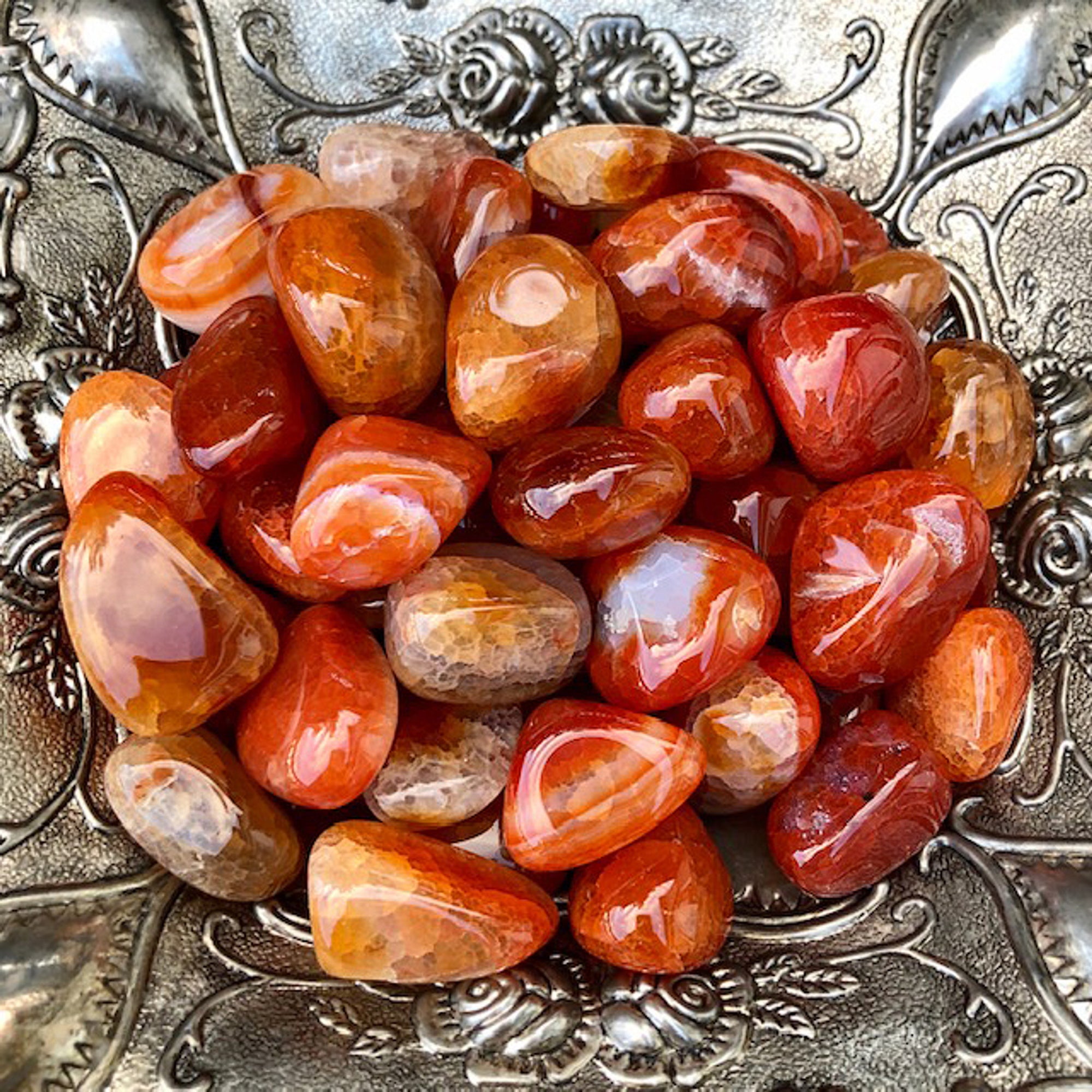 Fire Agate Tumbled