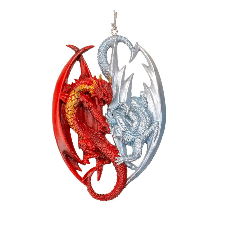 Fire and Ice Dragon Ornament