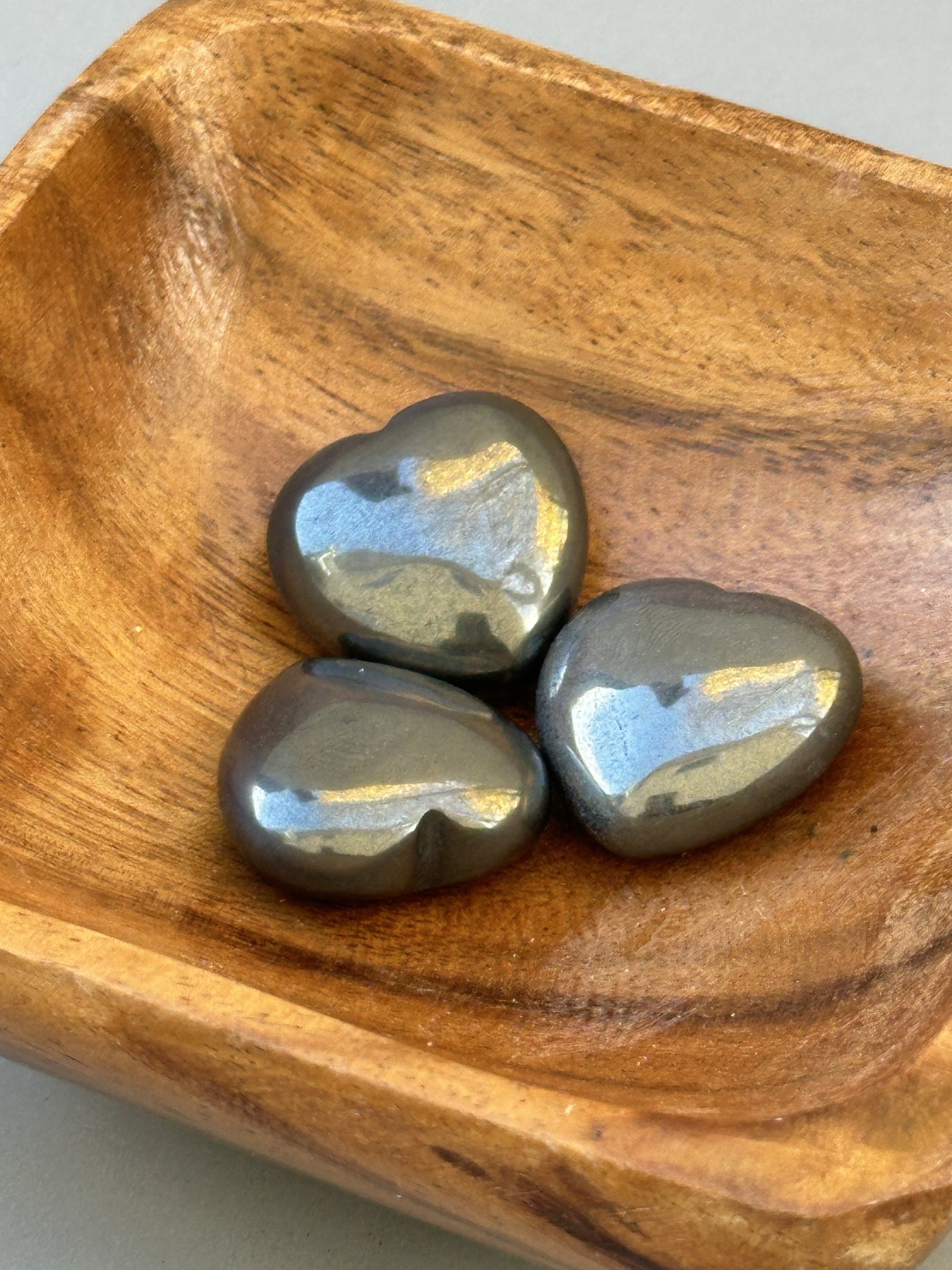 Hematite Crystal Heart