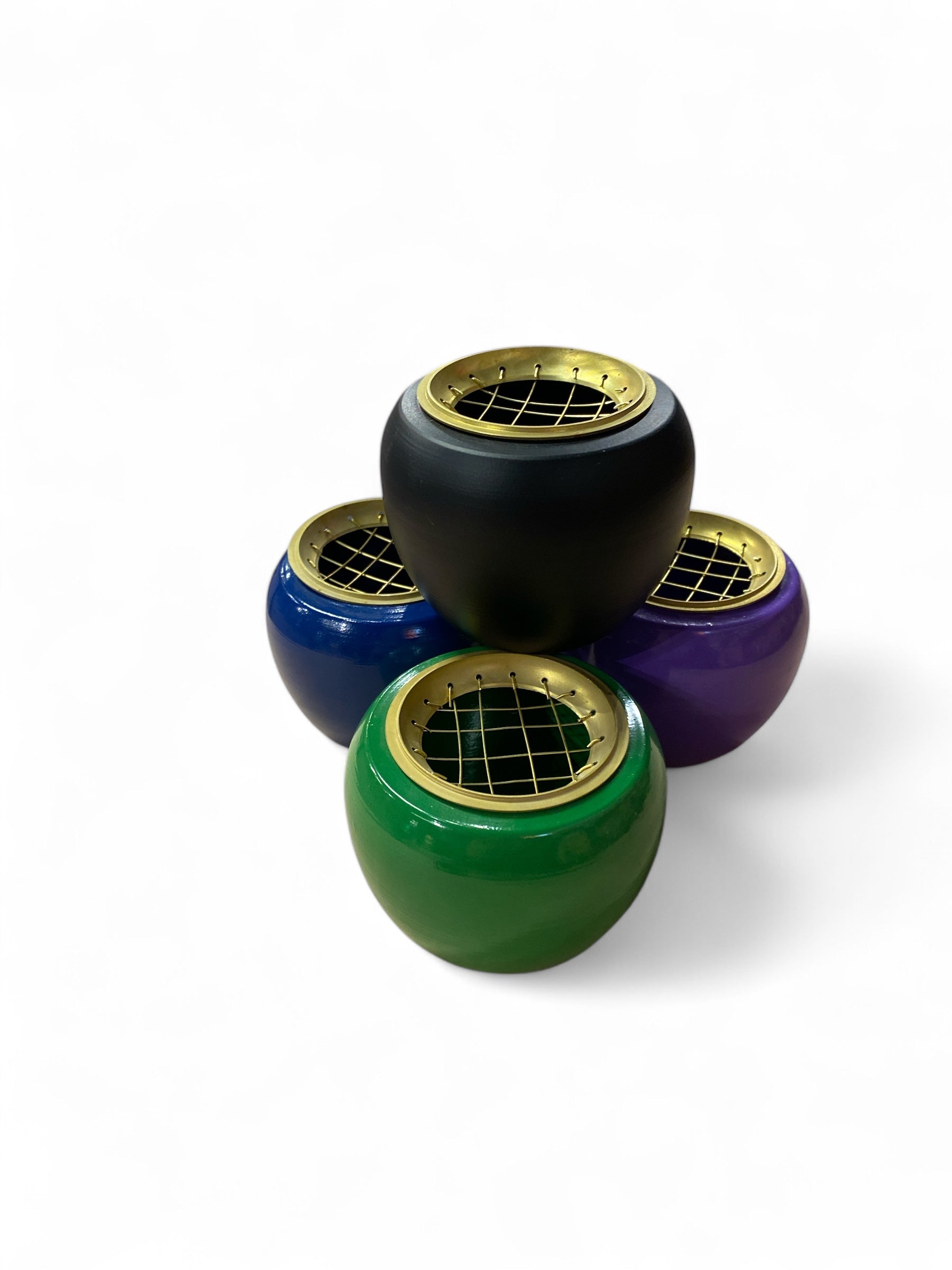 Painted Metal Charcoal Burner