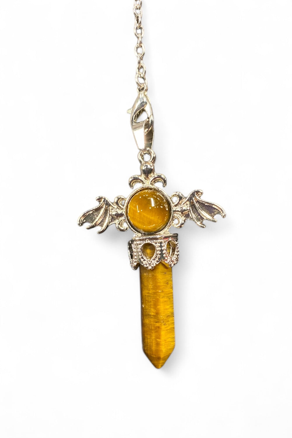 Winged Crystal Pendulum