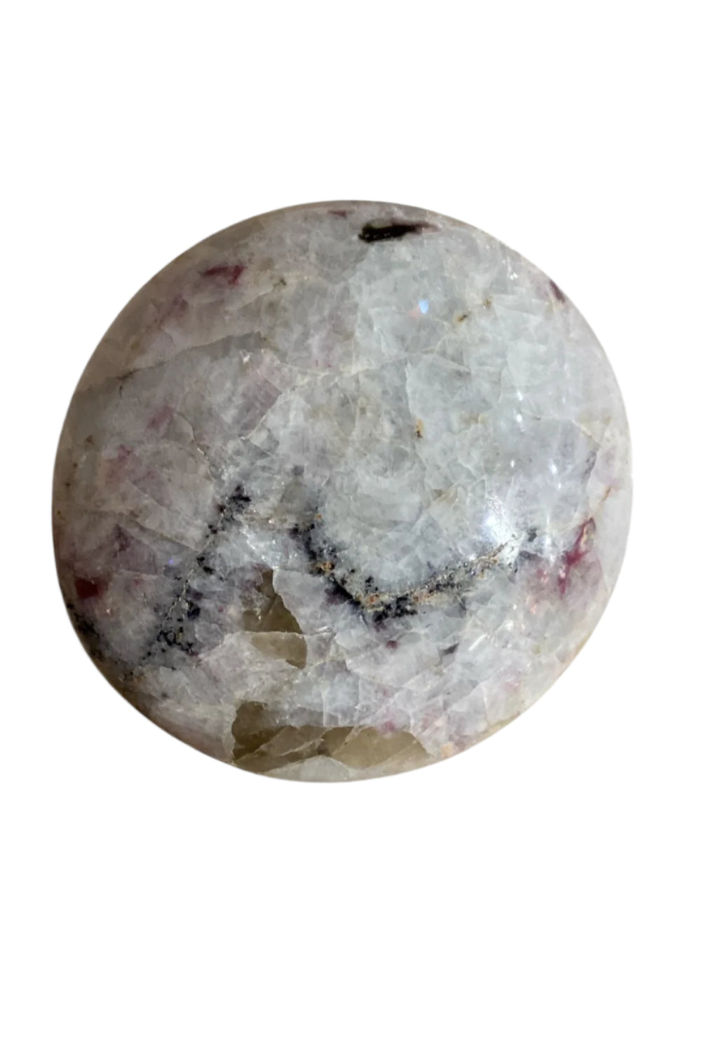 Rubellite (Pink Tourmaline in Quartz) Palm Stone