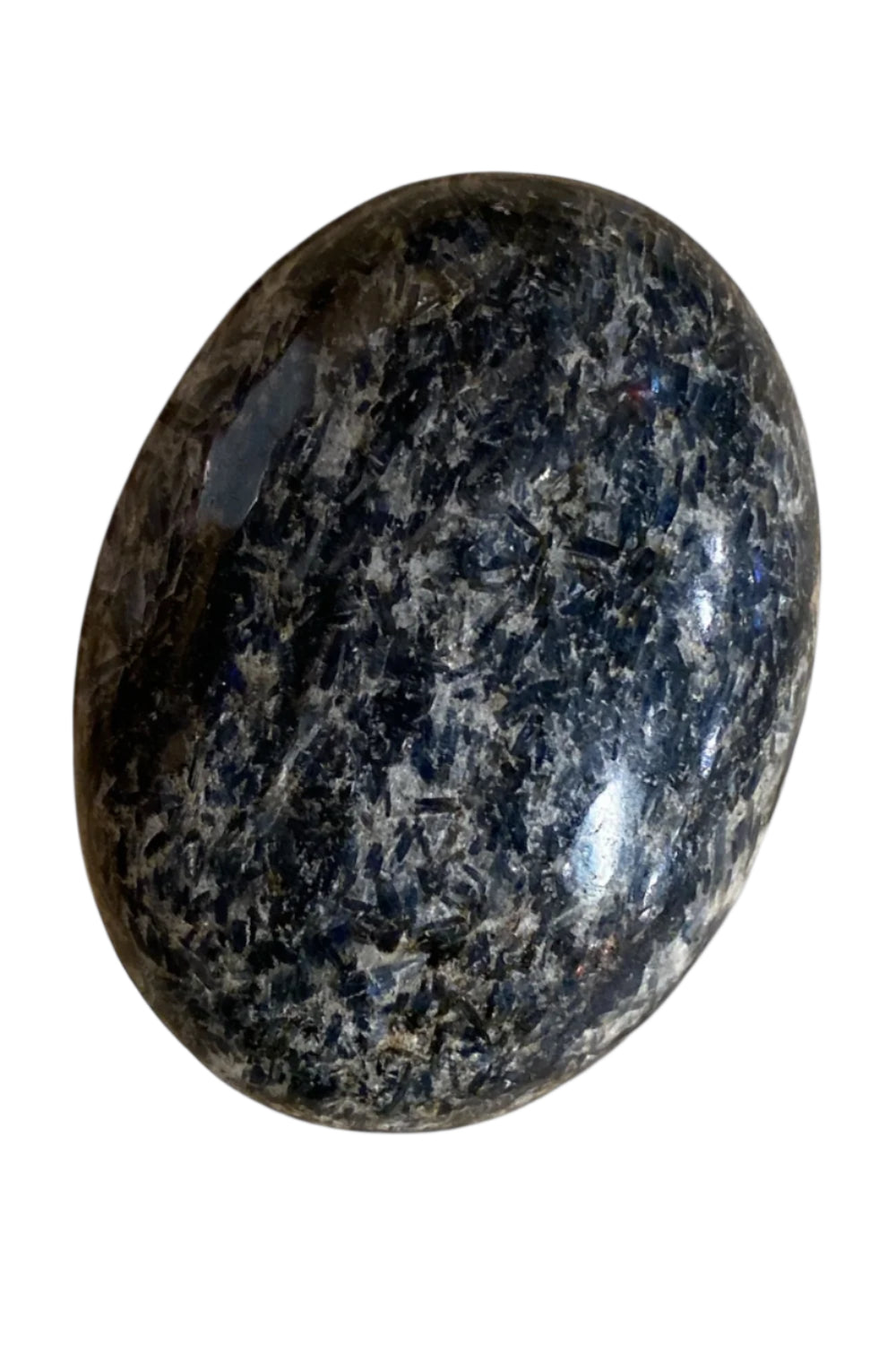 Blue-Green Kyanite Palm Stone