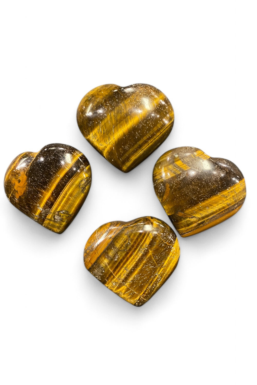 Crystal Heart Tiger Eye