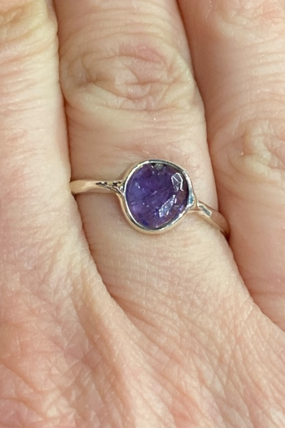 Tanzanite Sterling Silver Ring
