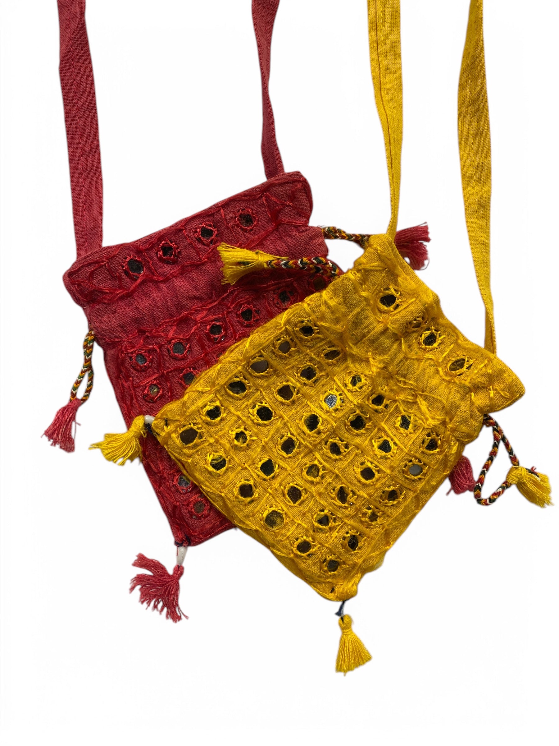 Mirrored Hippie Bags