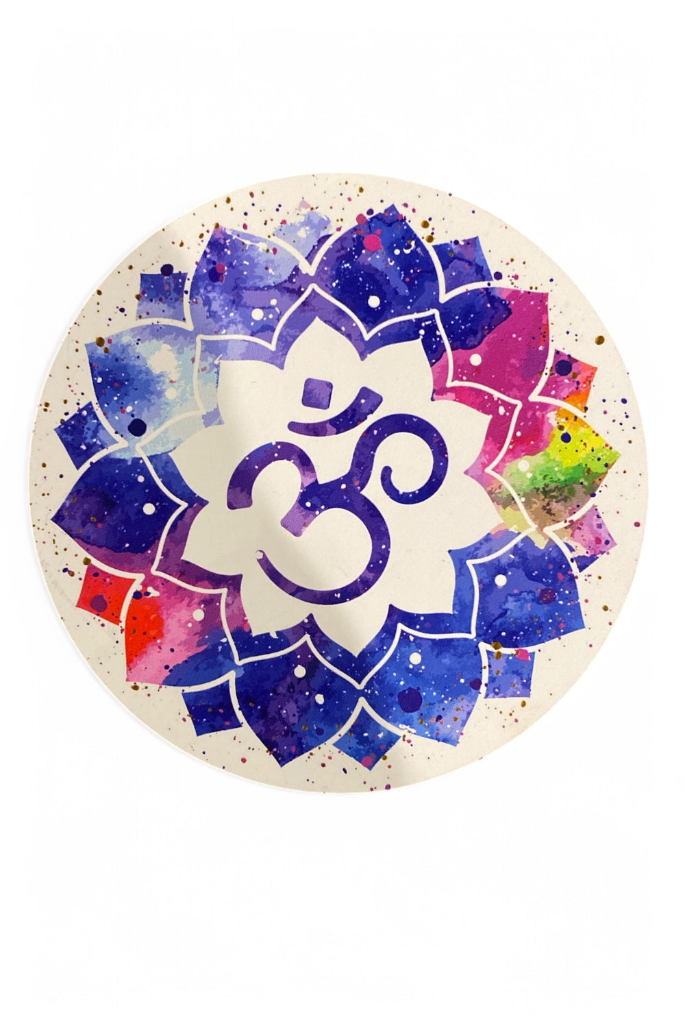 Om Flower Flat Magnet