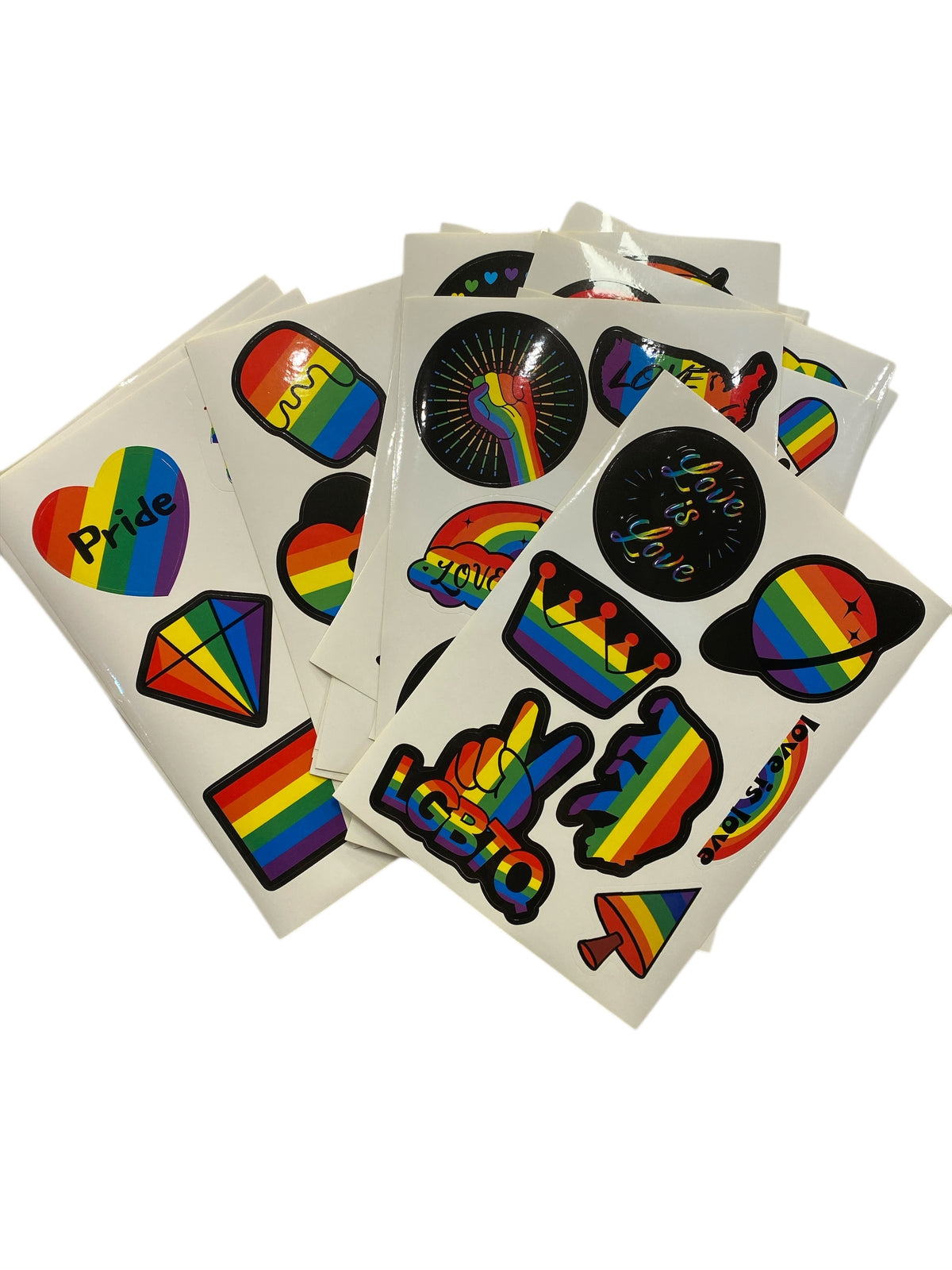 $5 Pride Sticker Sheet