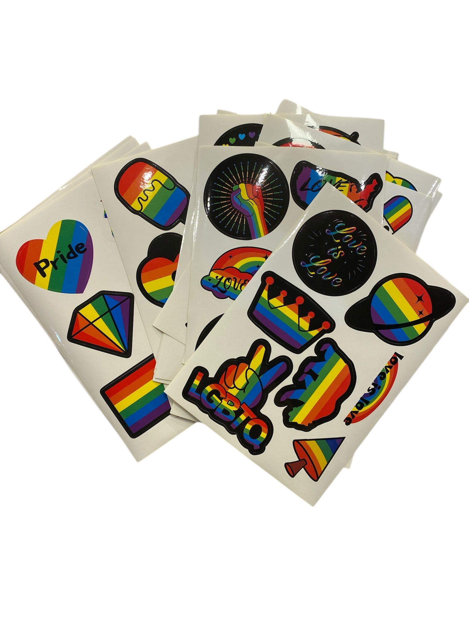 $5 Pride Sticker Sheet