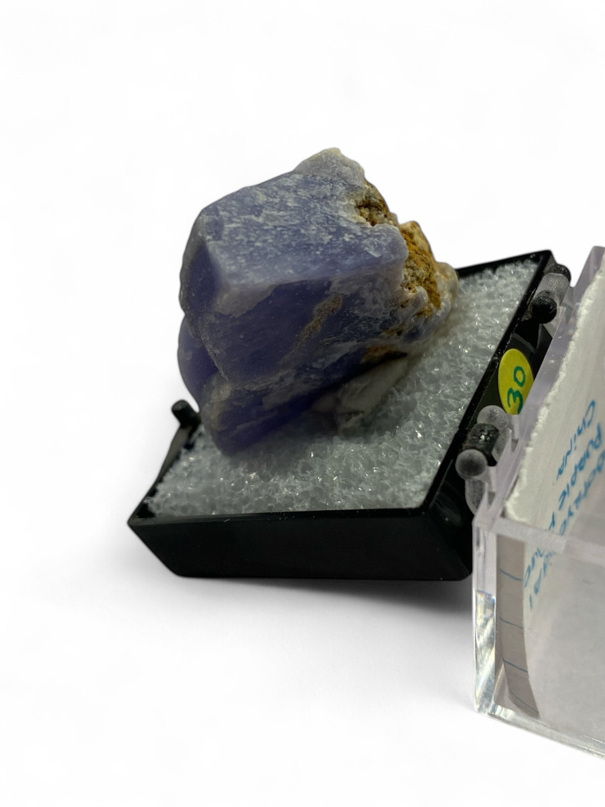 Botryoidal Purple Fluorite in Perky Box