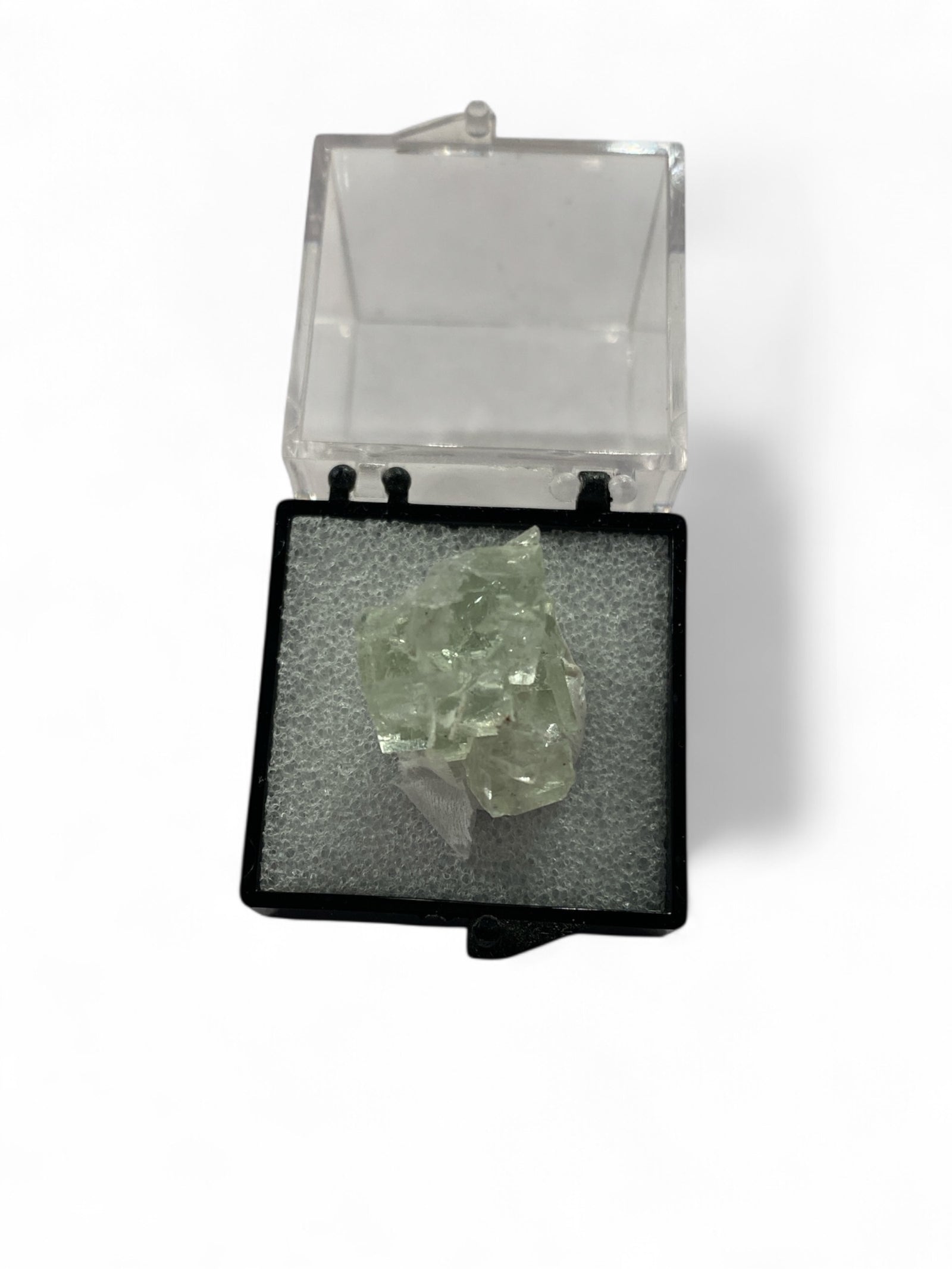 Green Fluorite in Perky Box