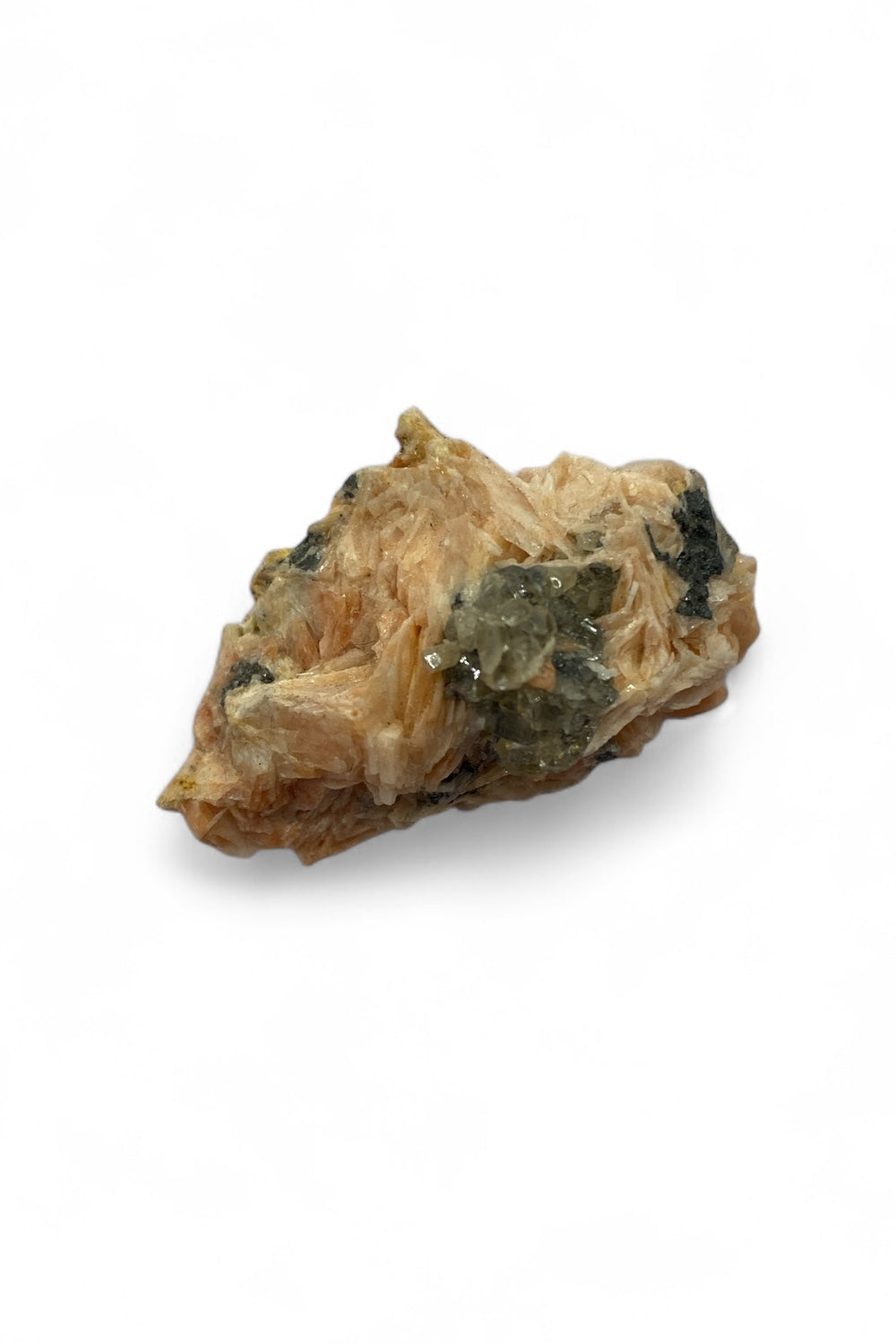 Barite and Cerussite in white box