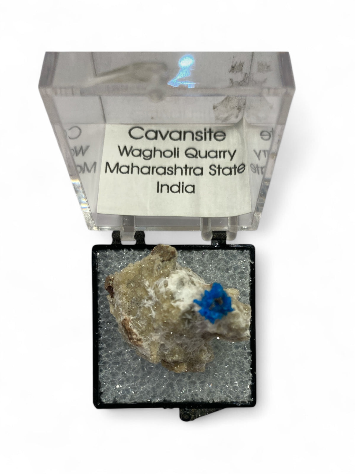 Cavansite Specimen in Perky Box