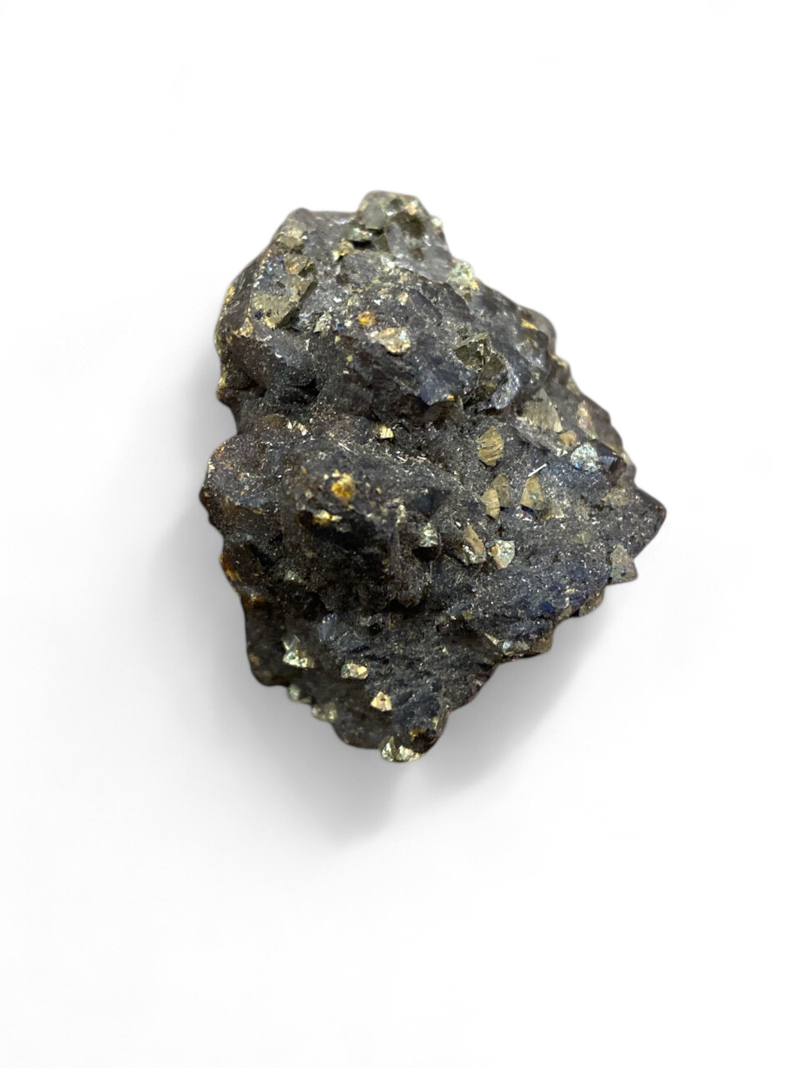 Sphalerite and Chalcopyrite in White Box