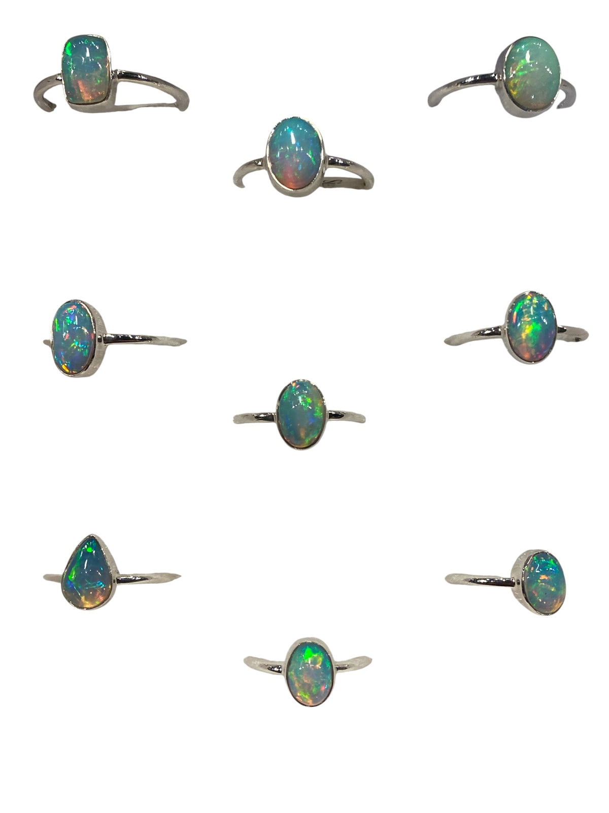 Ethiopian Opal Sterling Silver Ring