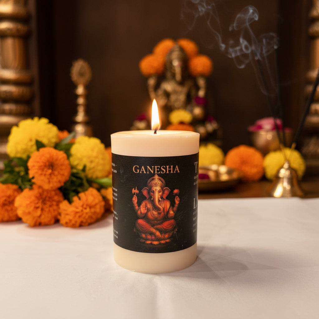 Ganesha Deity Candle