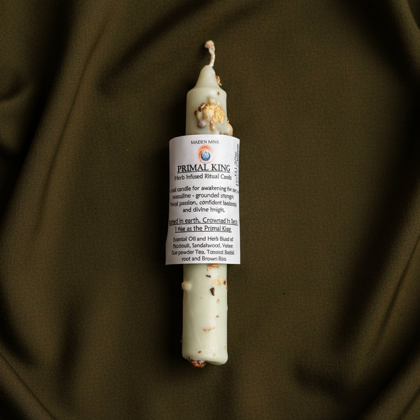 Primal King - Intention Candle by Maiden Minx