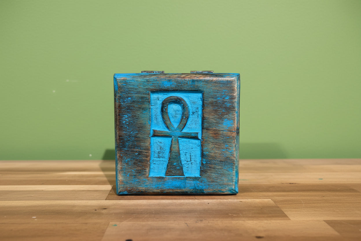 Ankh Wooden Box