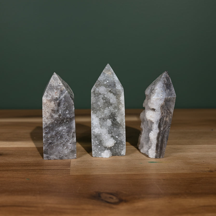 Sphalerite w/ Druzy Crystal Tower
