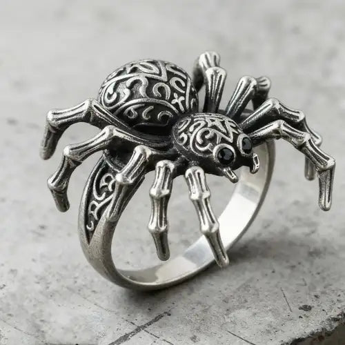 Spider Stainless Steel Ring