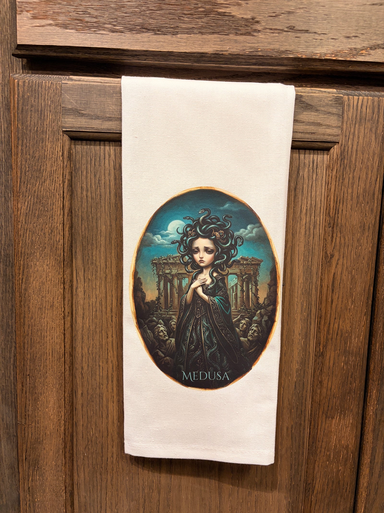 Medusa Tea Towel