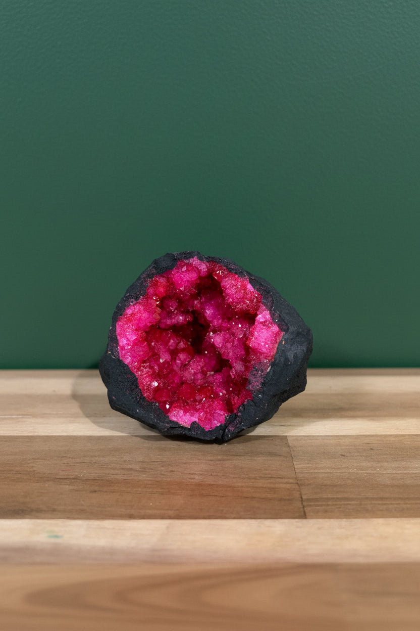 Black & Pink Geode
