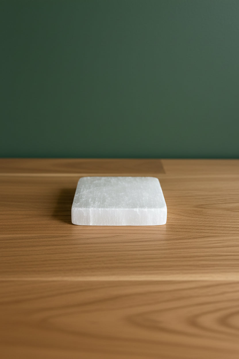 Selenite Square Charging Plate