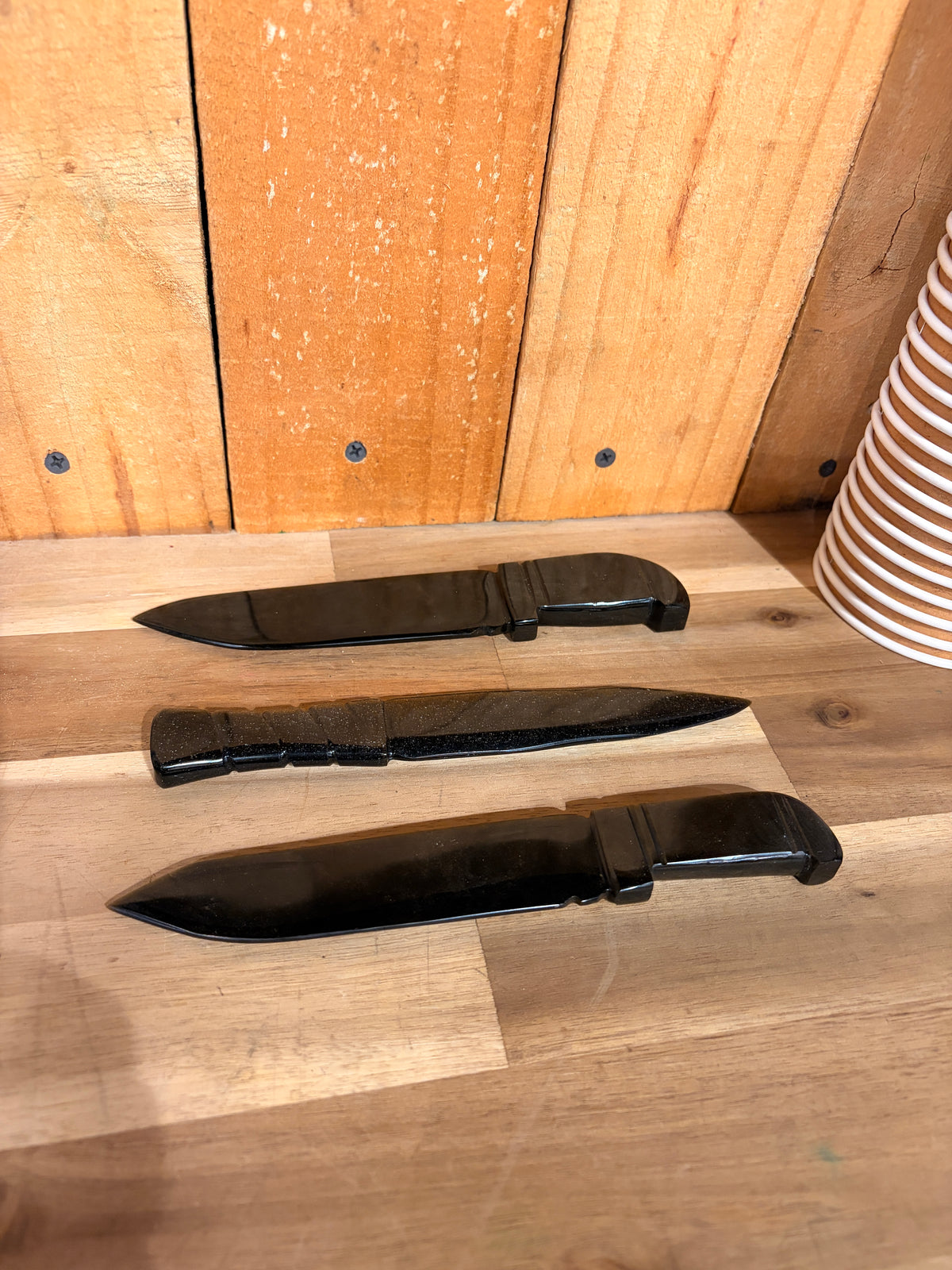 Gold Sheen Obsidian Athame