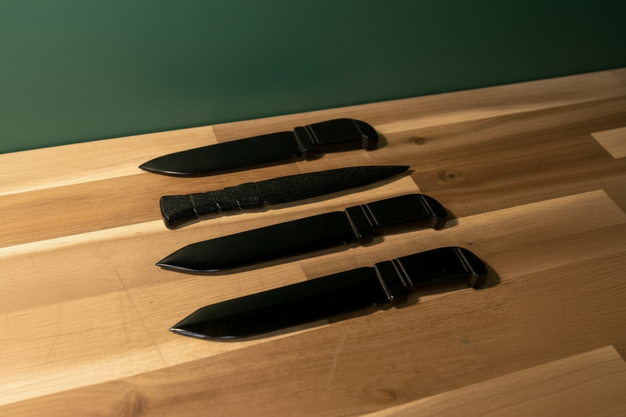Gold Sheen Obsidian Athame