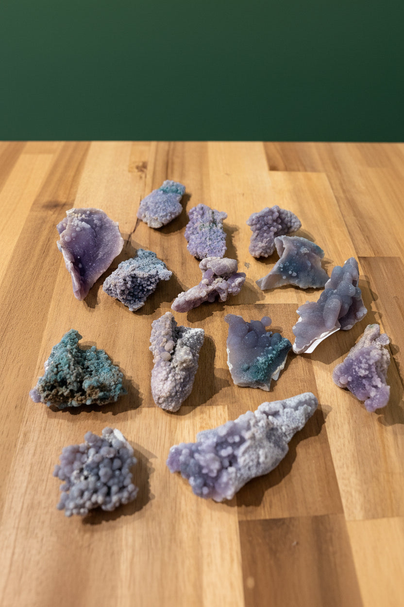 Grape Agate Rough Medium Specimen - 20g - 45g