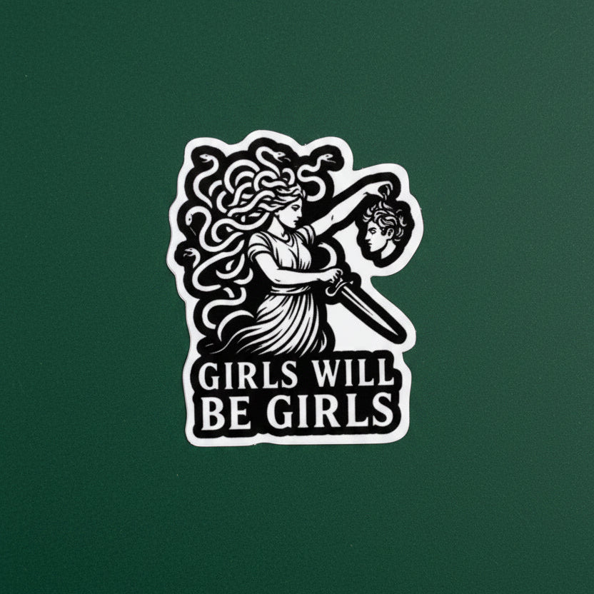 Girls will be Girls Medusa-Reversal Sticker
