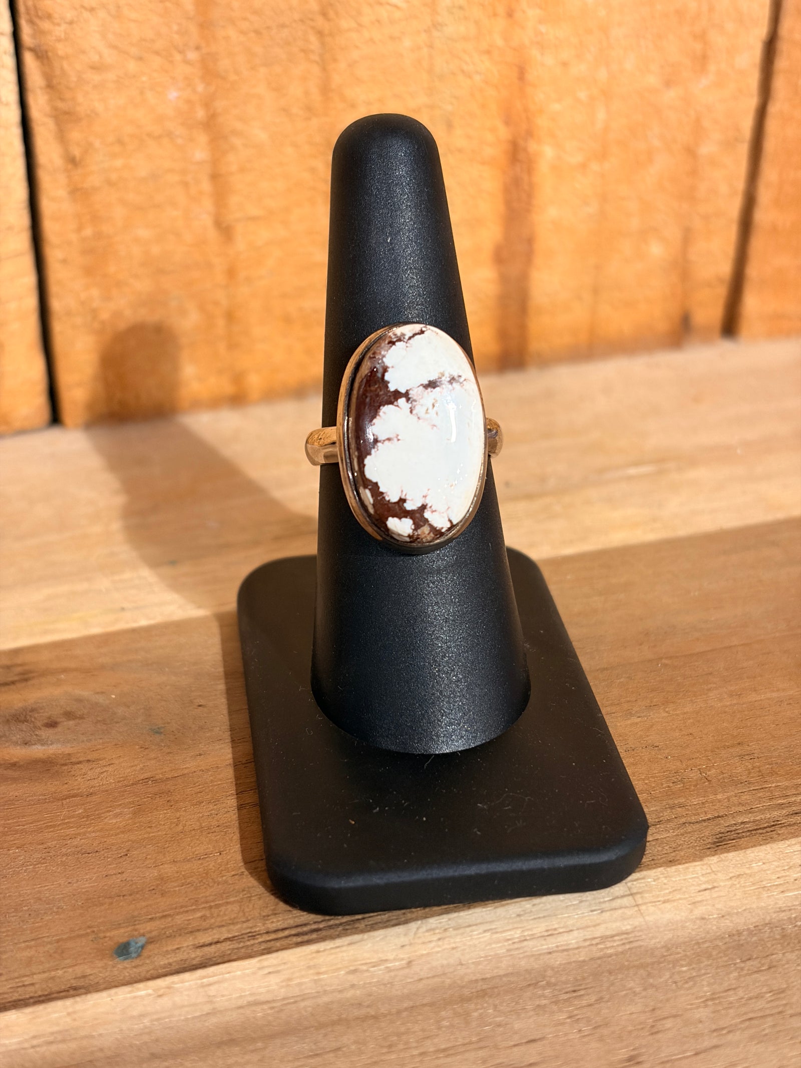 Wild Horse Stone Sterling Silver Ring Size 7