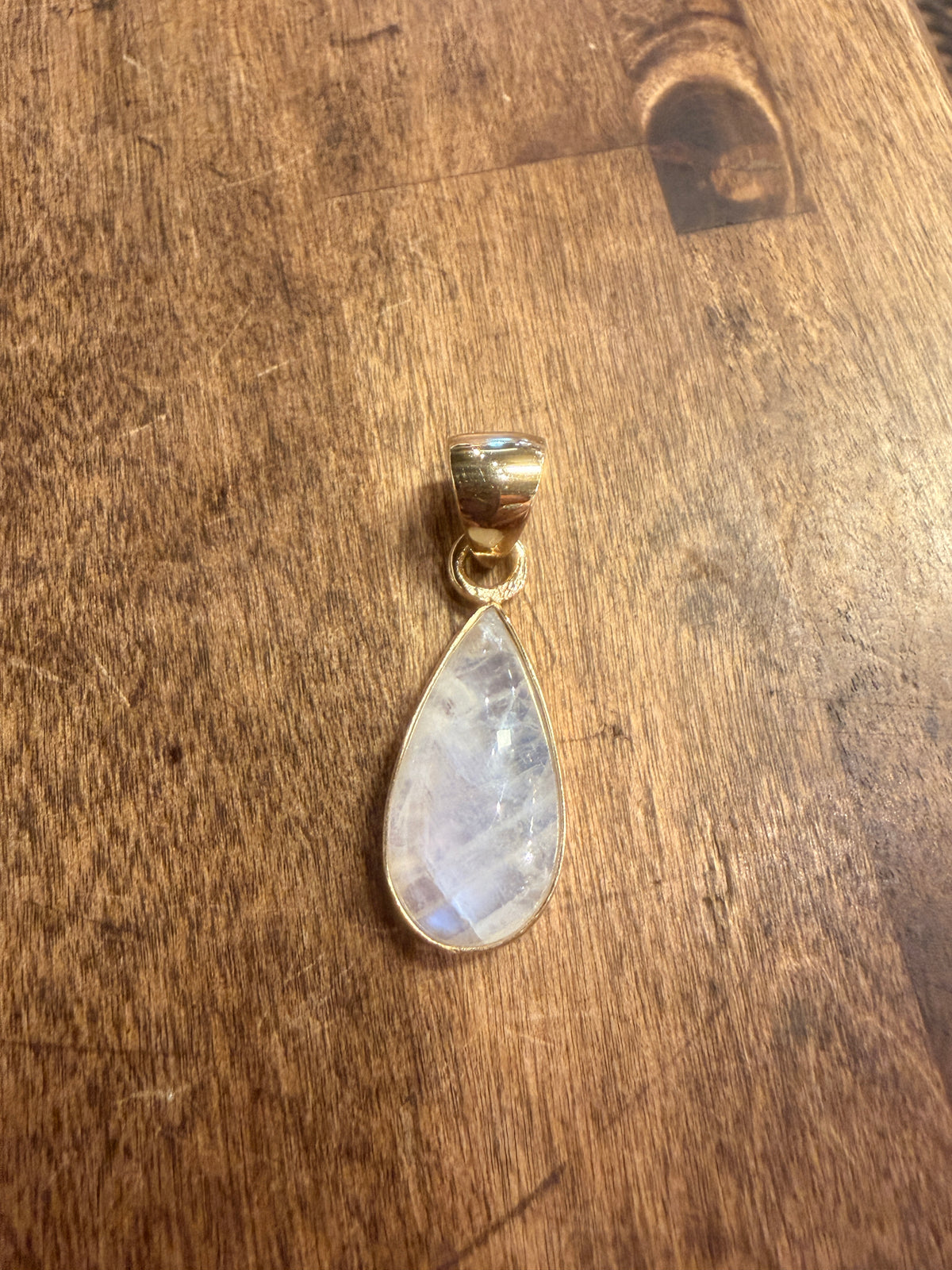 Alchemia Gold Moonstone Teardrop Pendant