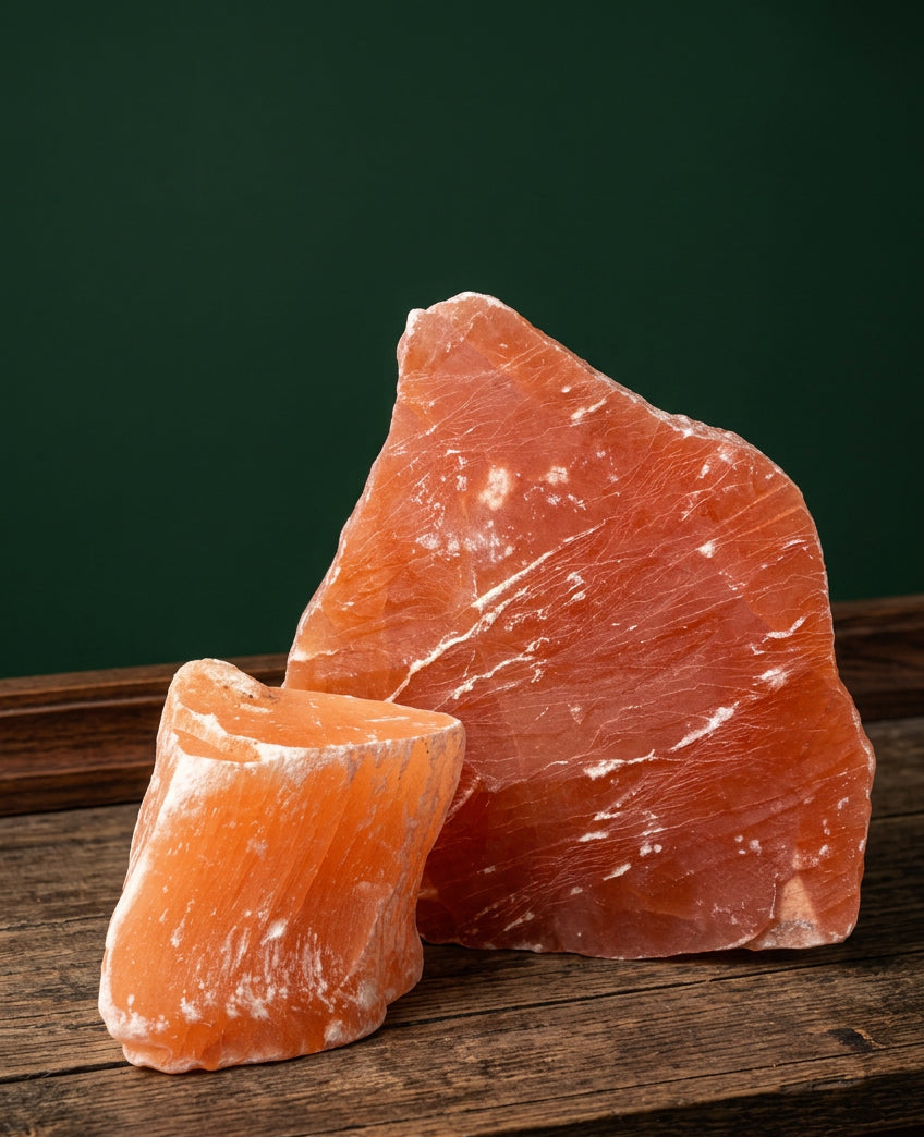 Orange Selenite Specimen