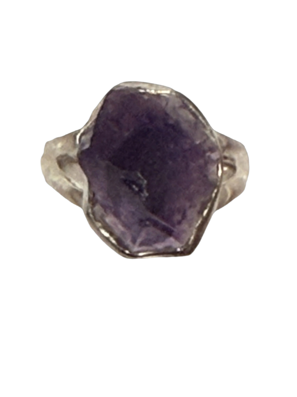 Amethyst Point Sterling Silver Ring
