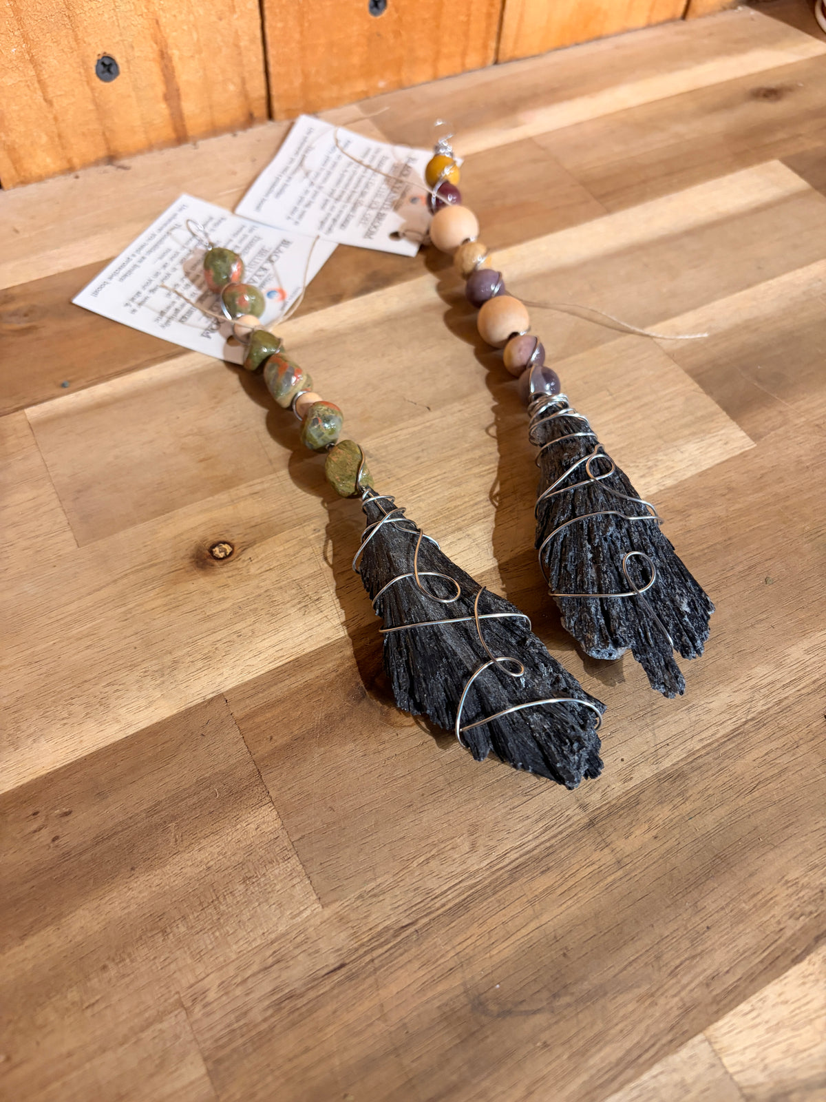 Kyanite Crystal Broom by Maiden Minx