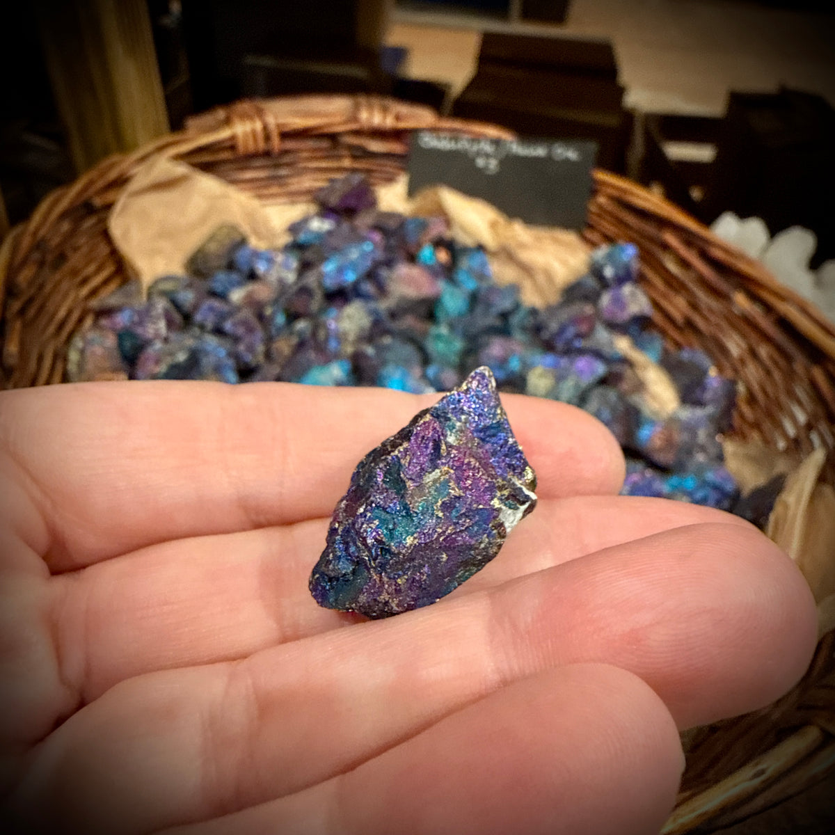 Chalcopyrite Rough - (Peacock Ore)