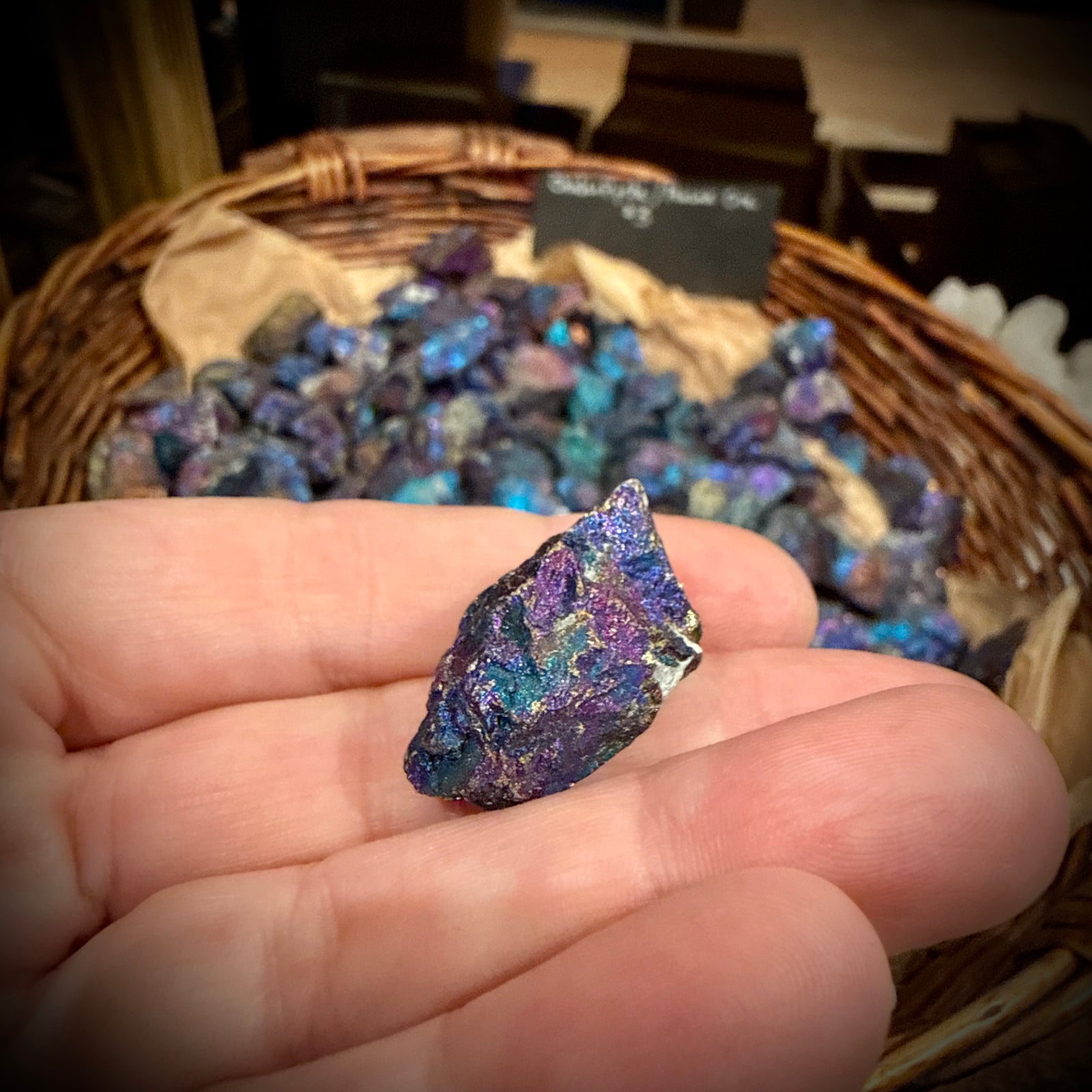 Chalcopyrite Rough - (Peacock Ore)