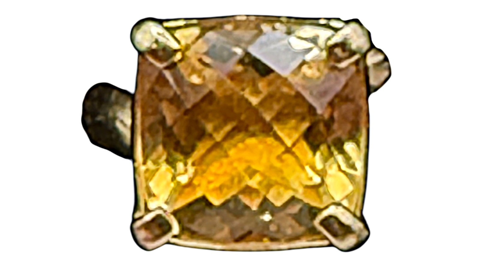 Citrine Alchemia Gold Ring Adjustable