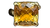 Citrine Alchemia Gold Ring Adjustable