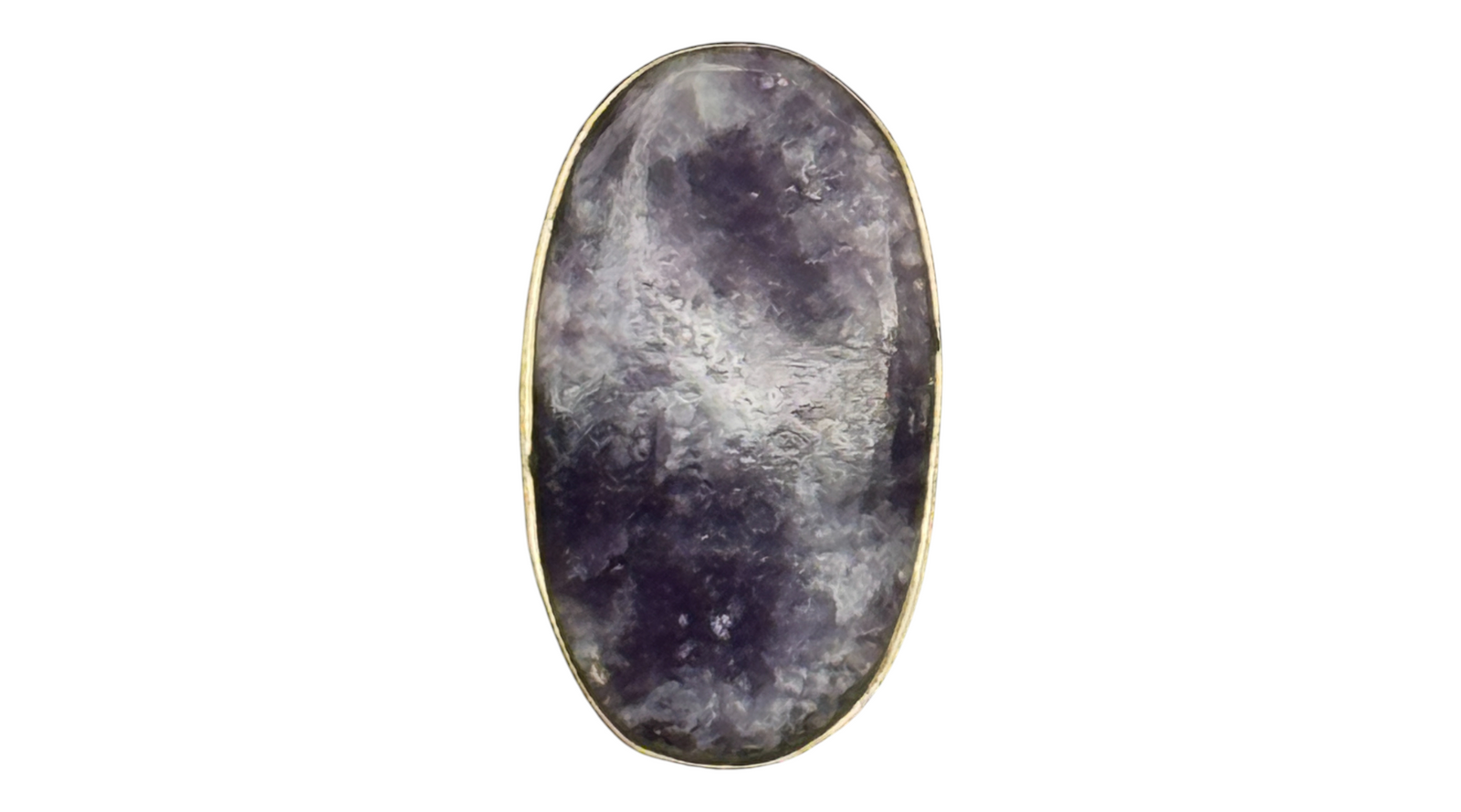 Lepidolite Alchemia Gold Ring Adjustable