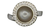 Black Moonstone Adjustable Sterling Silver Ring - Charles Albert