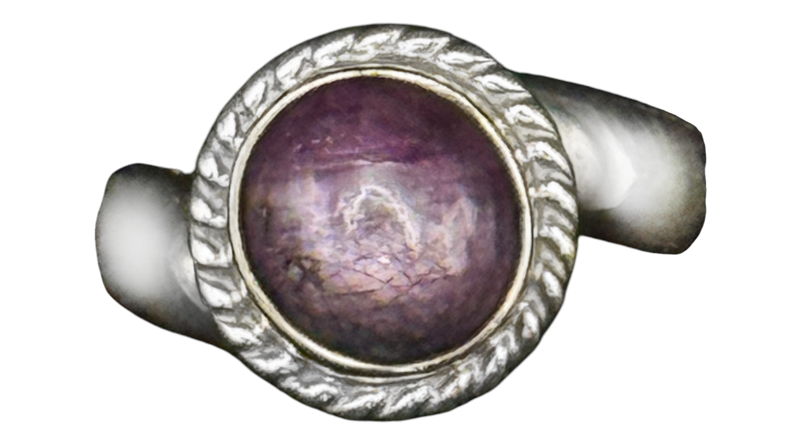 Star Ruby Adjustable Sterling Silver Ring - Charles Albert