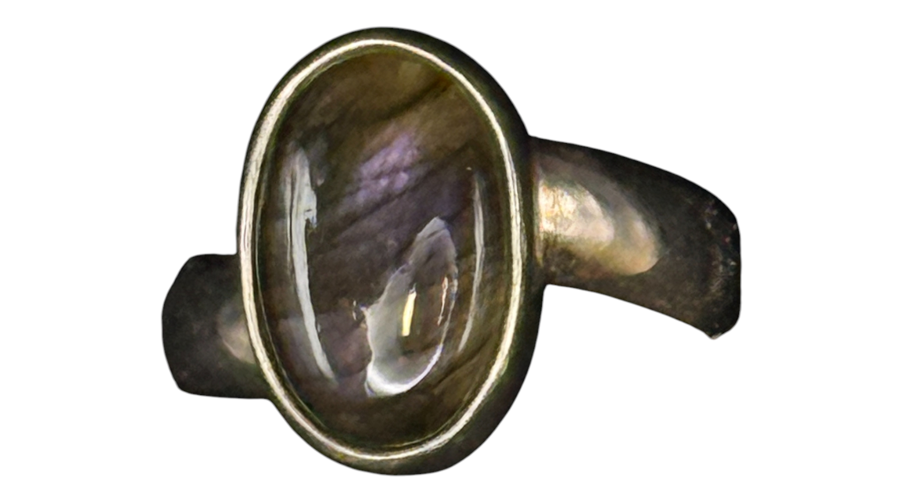 Labradorite Adjustable Sterling Silver Ring