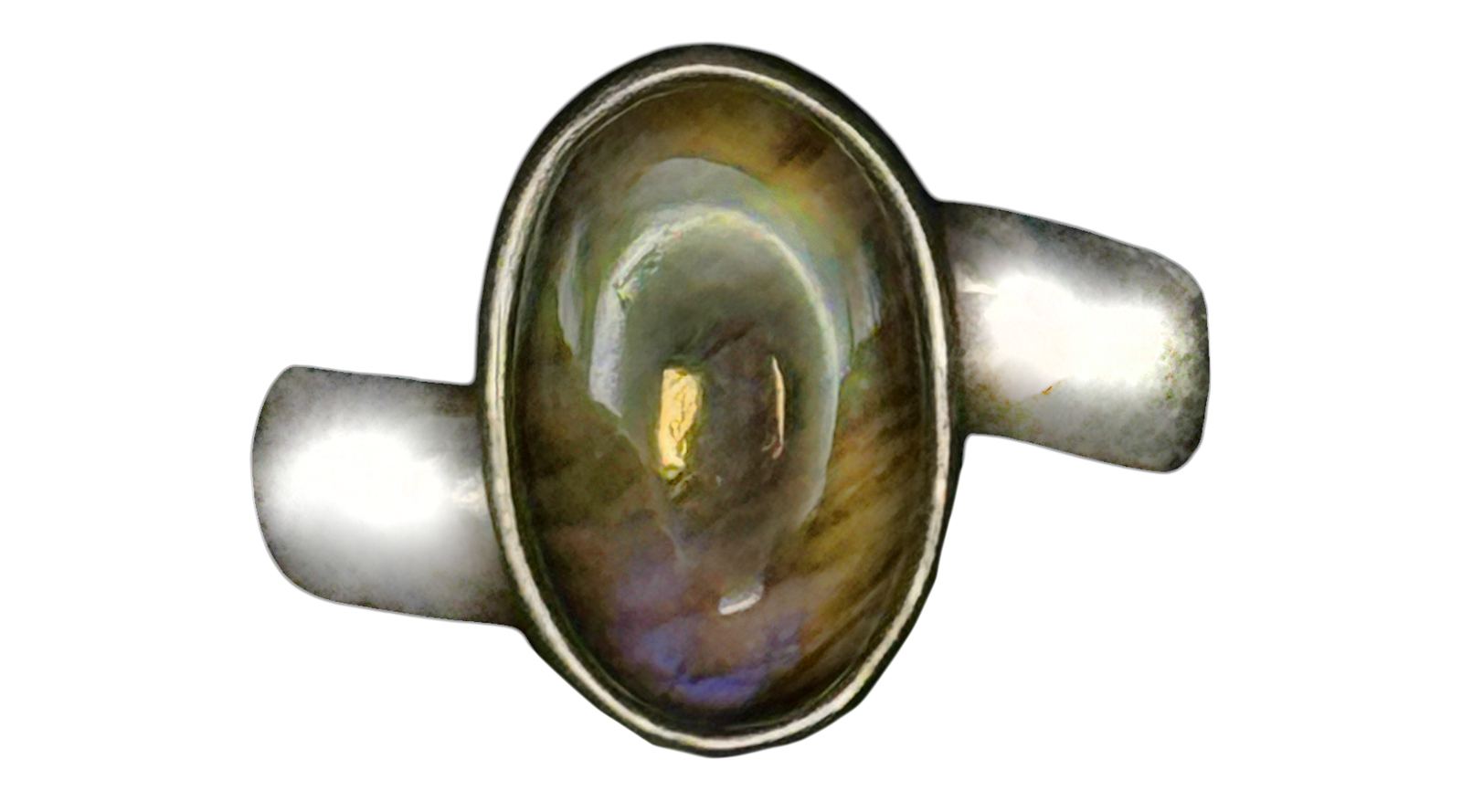 Labradorite Adjustable Sterling Silver Ring