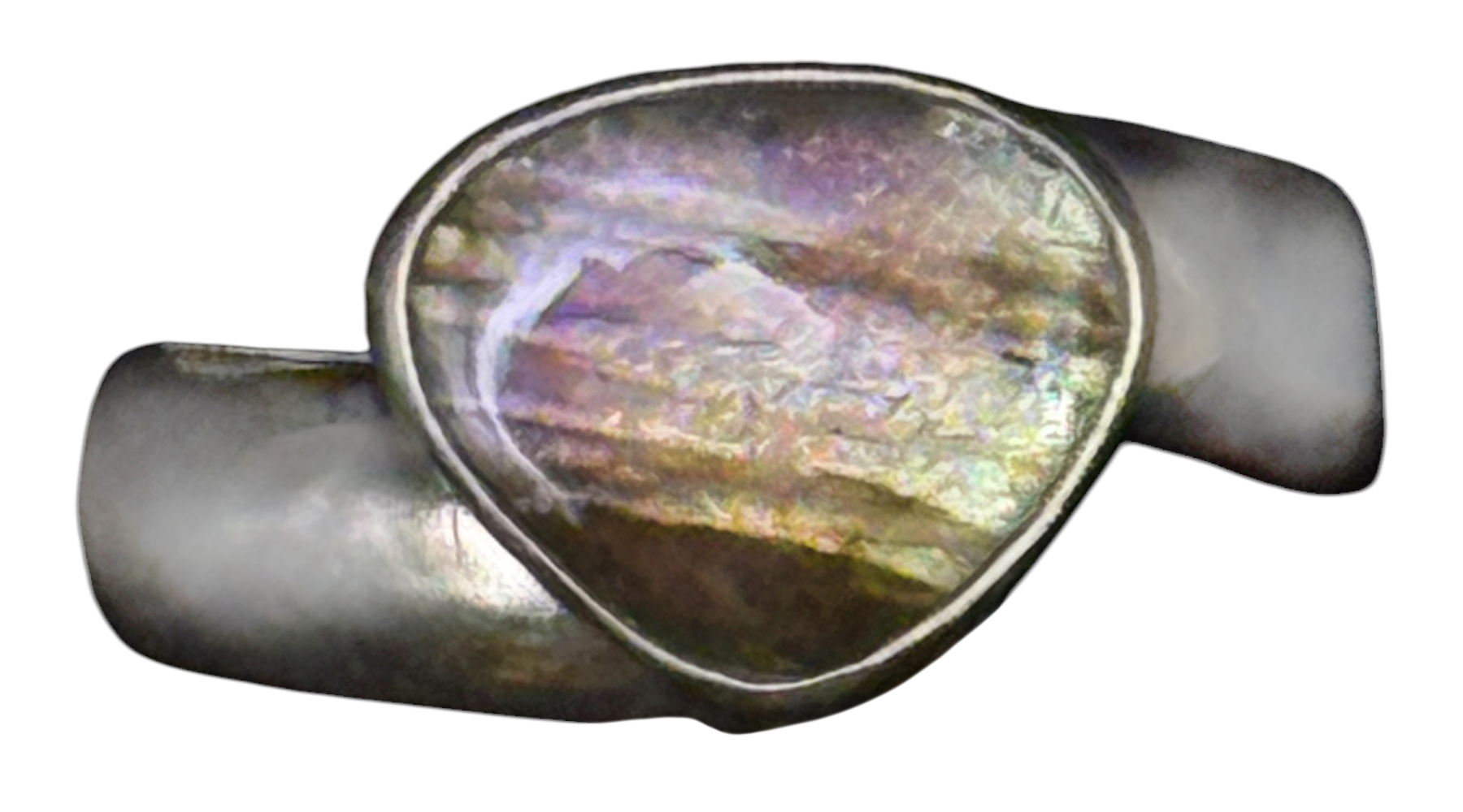 Labradorite Adjustable Sterling Silver Ring
